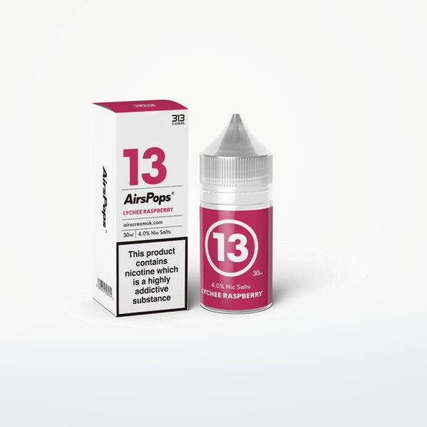 AIRSCREAM-NO.13-LYCHEE RASPBERRY-SALT-30ml-40MG