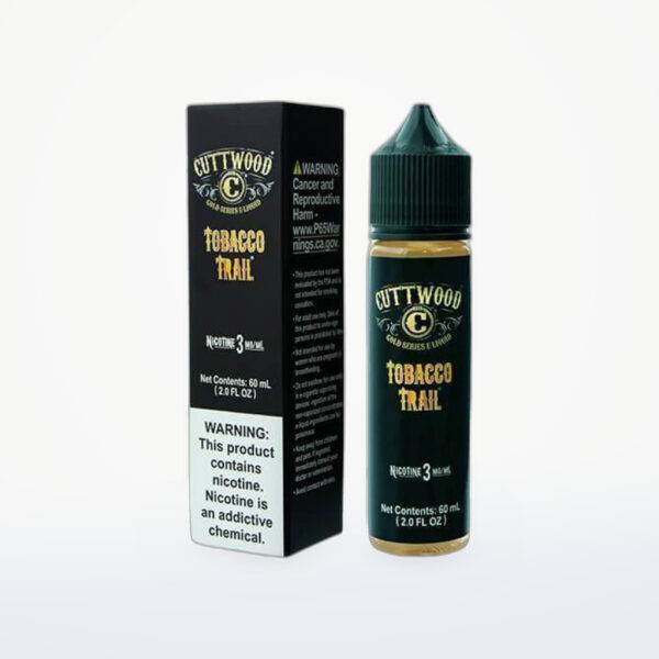 CUTTWOOD E-LIQUIDS - TOBACCO TRAIL - 60ML-3MG|6MG