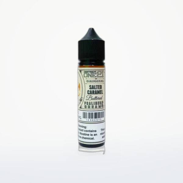 DISTRICT ONE21 : SALTED CARAMEL BUTTERED-FREEBASE-60ML-21区咸奶