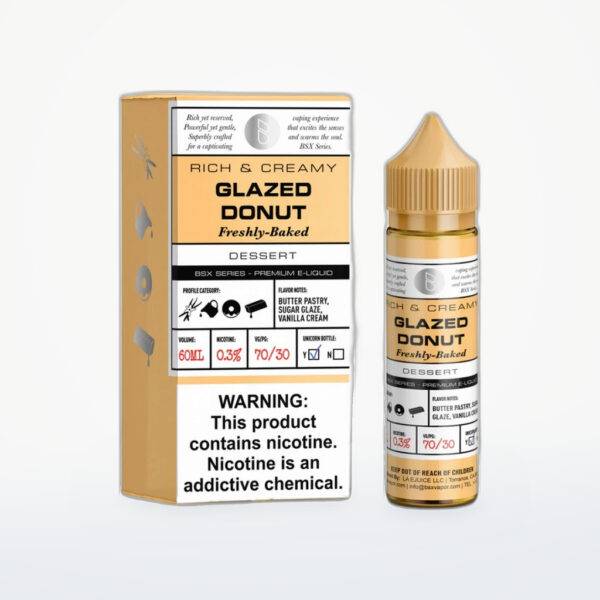 GLAS BASIX BSX SERIES - GLAZED DONUT -FREEBASE-60ML-6MG
