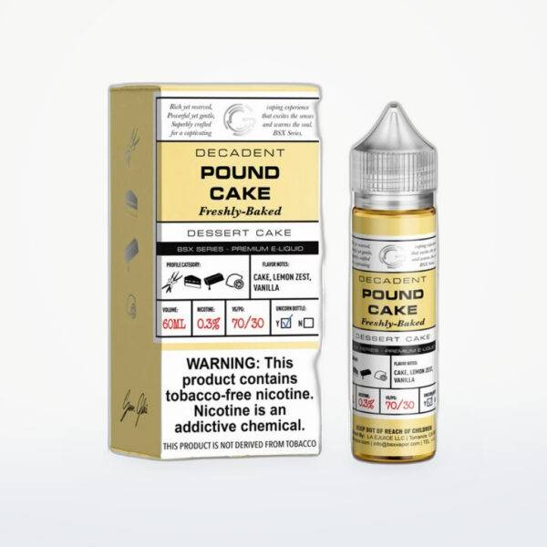 GLAS BASIX BSX SERIES - POUND CAKE - FREEBASE-60ML-6MG