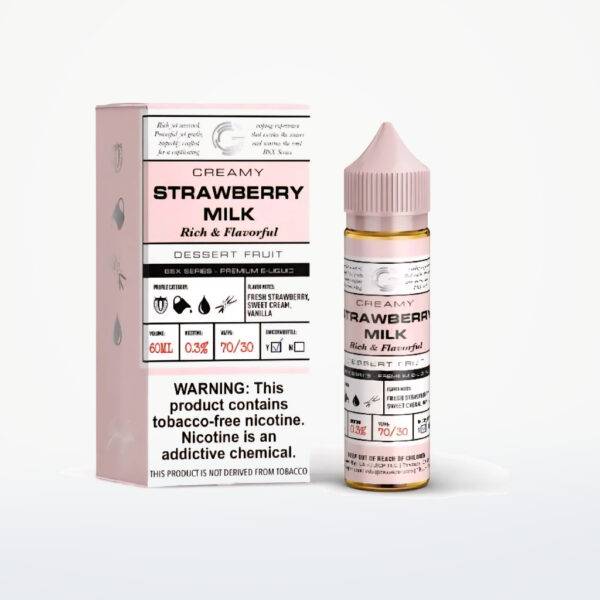 GLAS BASIX BSX SERIES - STRAWBERRY MILK - 6MG-FREEBASE-60ML-6MG