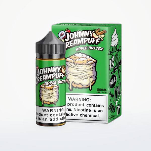 JOHNNY CREAMPUFF BY TINTED BREW - APPLE BUTTER - FREEBASE- 100ML-6MG