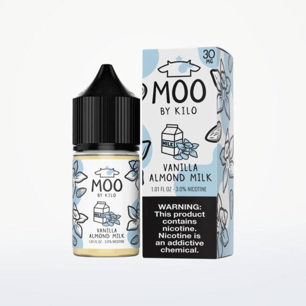 MOO E-LIQUIDS SALT BY KILO - VANILLA ALMOND MILK - 30ML-50MG