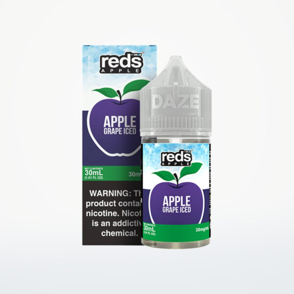 REDS 7DAZE SALT SERIES - 7DAZE GRAPE ICED - 30ML