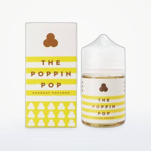 THE POPPIN POP : CARAMEL BUTTER POPCORN -FREEBASE-60ML