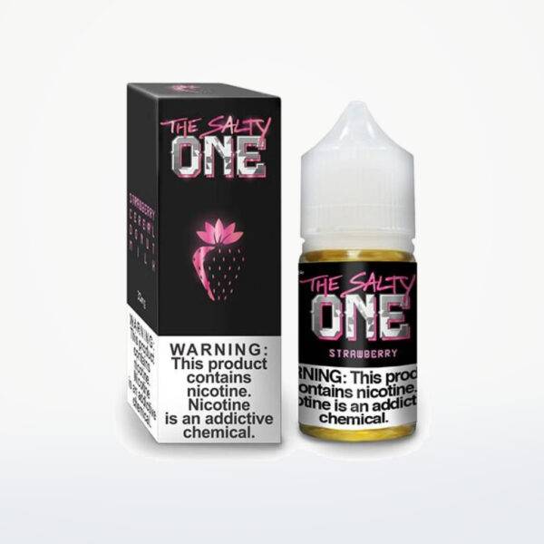THE SALTY ONE NIC SALT ELIQUID - STRAWBERRY - 30ML-30MG