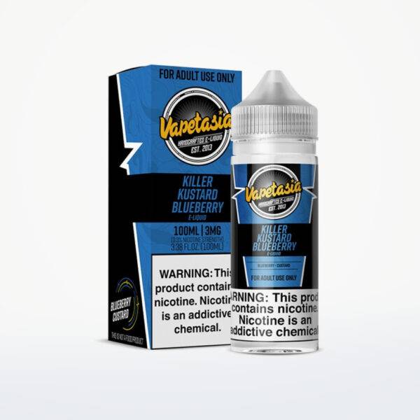 VAPETASIA - KILLER KUSTARD BLUEBERRY - 100ML-6MG