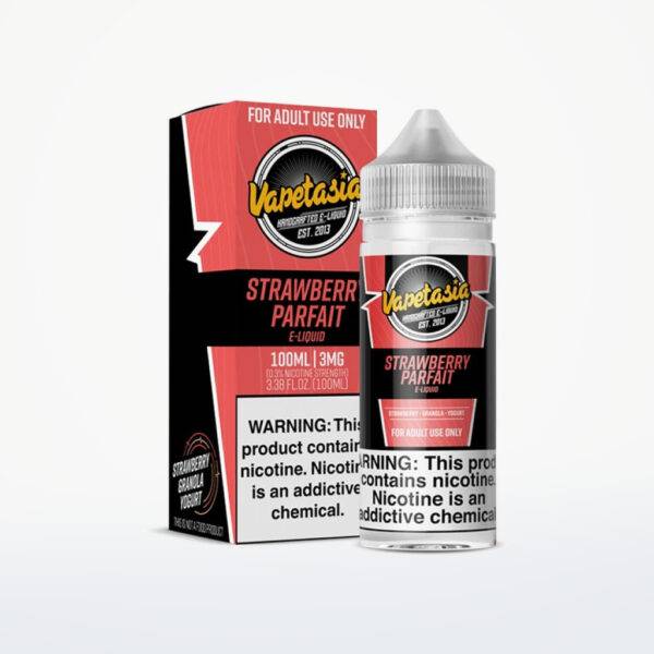 VAPETASIA - STRAWBERRY PARFAIT - 100ML-6MG